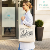 Dentist Definition Canvas Tote Bag
