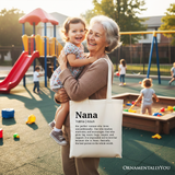 Nana Definition Canvas Tote Bag