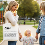 Aunt Definition Canvas Tote Bag