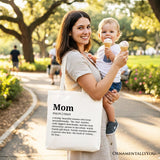 Mom Definition Canvas Tote Bag