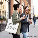Work Bestie Definition Canvas Tote Bag