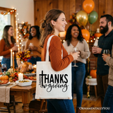 Happy Thanksgiving Canvas Tote Bag