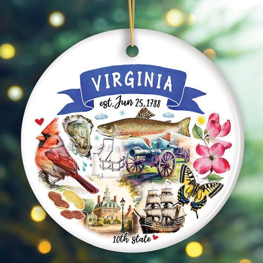 Virginia State Ornament