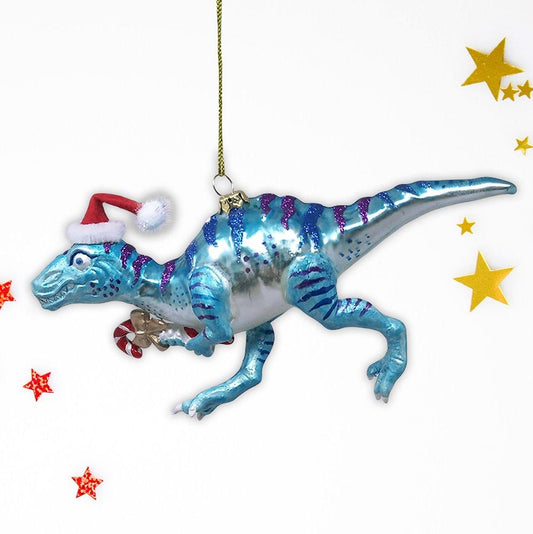 Raptor Glass Ornament