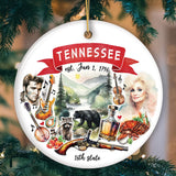 Tennessee State Ornament