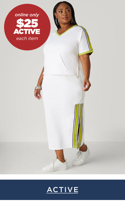 Shop $25 Active Each Item. Online Only.