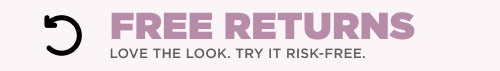 Free returns and Free Shipping on orders of $89+