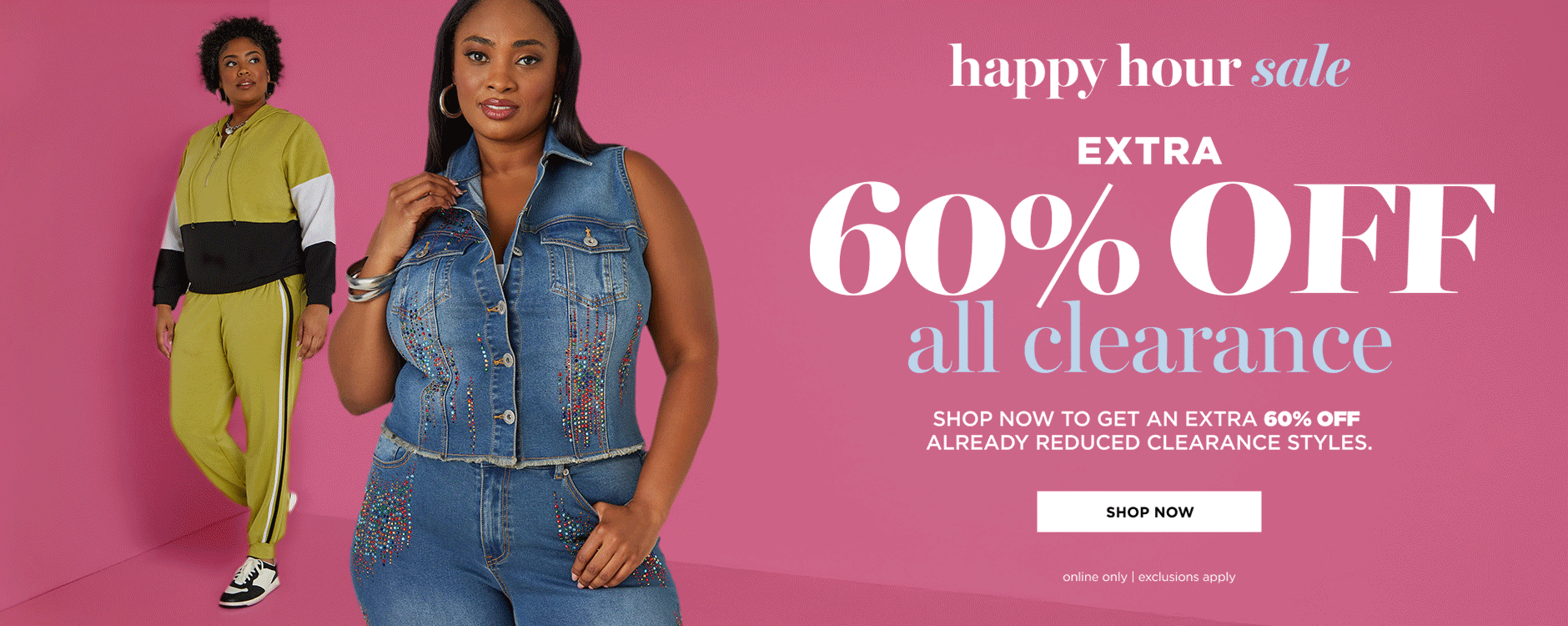 Extra 60% Off All Clearance