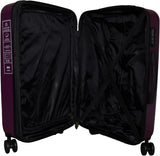 Roberto Cavalli 3 Piece Ribbed Luggage Set