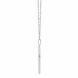 0.25 Carat Cross Lab Grown Diamond Necklace
