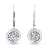 0.65 Carat Lab Grown Diamond Dangle Earrings Gift Box Set