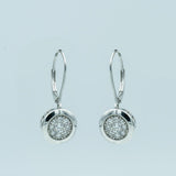 0.65 Carat Lab Grown Diamond Dangle Earrings Gift Box Set