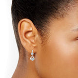 0.50 Carat Lab Grown Diamond Drop Earrings Gift Box Set