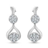 0.50 Carat Lab Grown Diamond Drop Earrings Gift Box Set