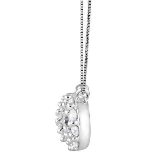 0.20 Carat Lab Diamond Infinity Pendant Necklace