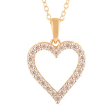 0.25 Carat Heart Lab Grown Diamond Necklace
