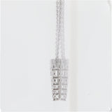 1 Carat Lab Grown Diamond Heart Sterling Silver Necklace