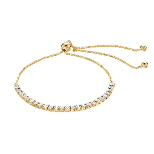 0.25 Carat Lab Grown Diamond Bolo Bracelet
