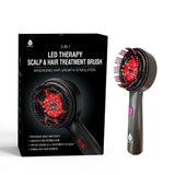 Pursonic 3 In 1 LED Therapy Scalp And Hair Treatment Brush