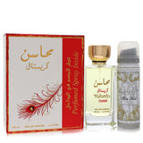 Lattafa Mahasin Crystal by Lattafa Eau De Parfum Spray With Deodorant Spray