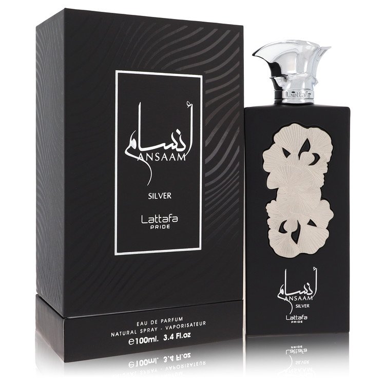 Lattafa Pride Ansaam Silver by Lattafa Eau De Parfum Spray