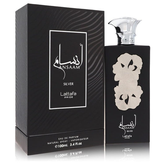 Lattafa Pride Ansaam Silver by Lattafa Eau De Parfum Spray