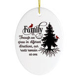 Family Tree Ceramic Ornament