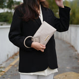 Simone Textured Wristlet
