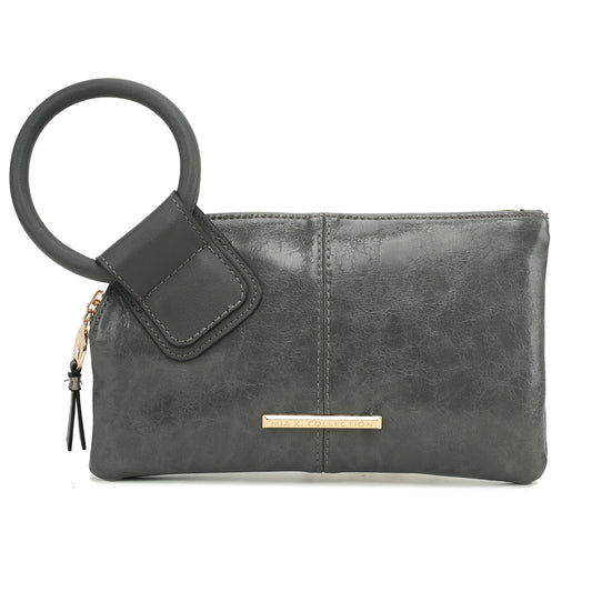 Simone Textured Wristlet