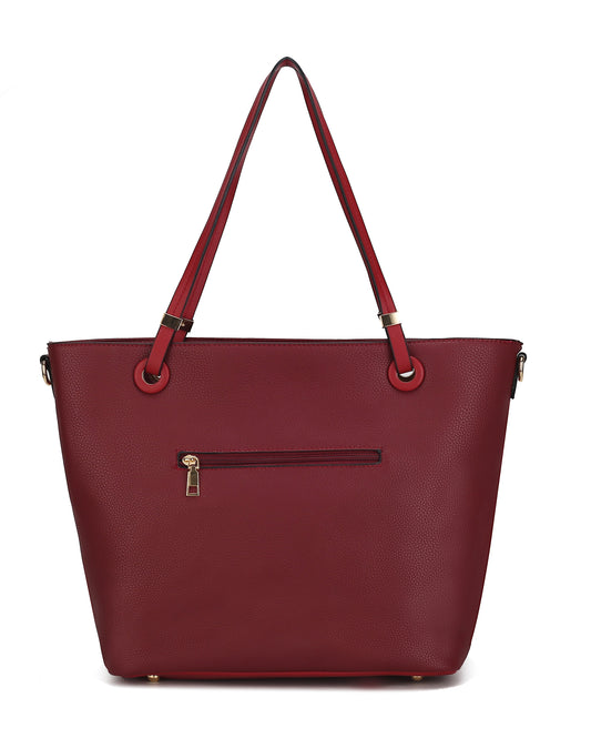 Vallie Colorblock Tote Bag Set