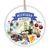 Michigan State Ornament