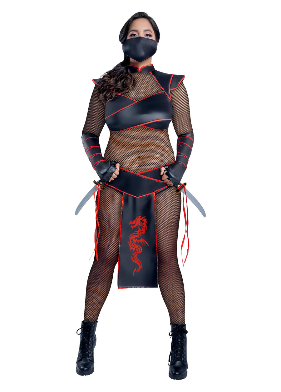 Plus Size Alluring Assassin Halloween Costume