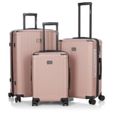 Roberto Cavalli Ribbed 3 Piece Luggage Set
