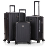 Roberto Cavalli Ribbed 3 Piece Luggage Set
