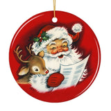 Santa Christmas Carol Ornament