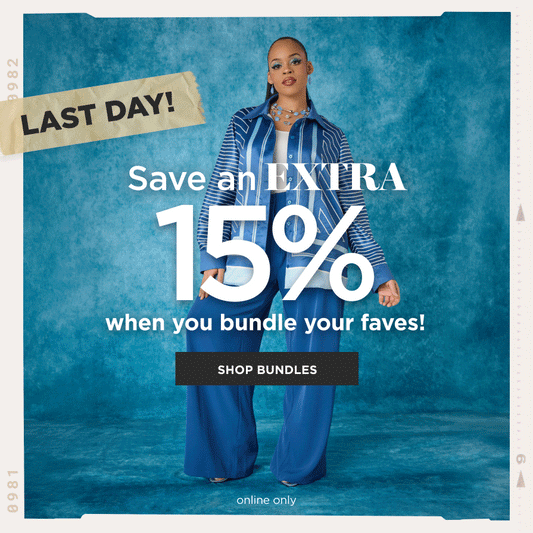 15% off when you bundle your faves