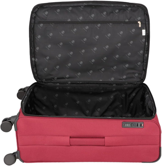 Roberto Cavalli 3 Piece Softside Luggage Set
