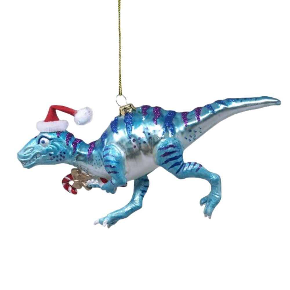 Raptor Glass Ornament