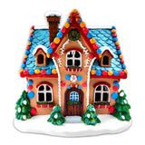 Gingerbread House LED Lights Figurine