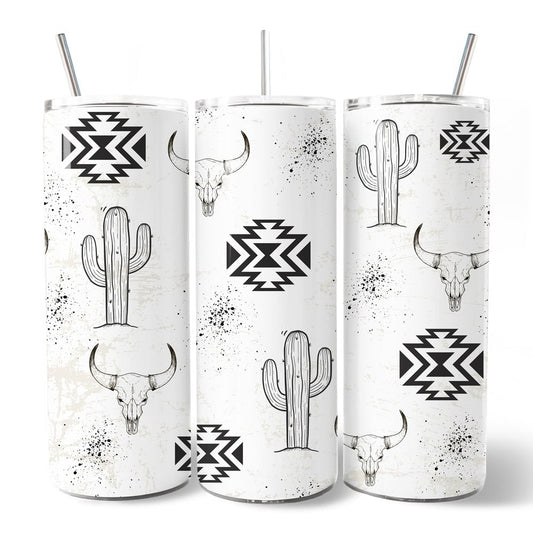 Western Print 20oz Tumbler