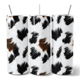 Cowhide Fur Print 20oz Tumbler