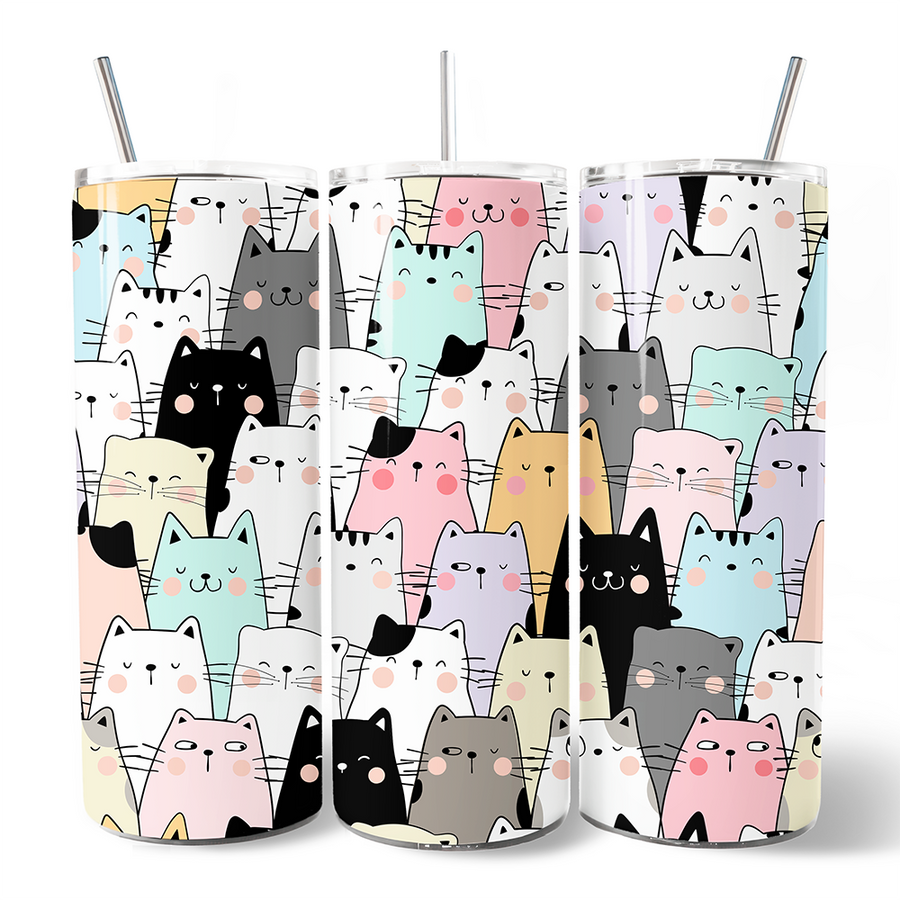 Cute Cats 20oz Tumbler