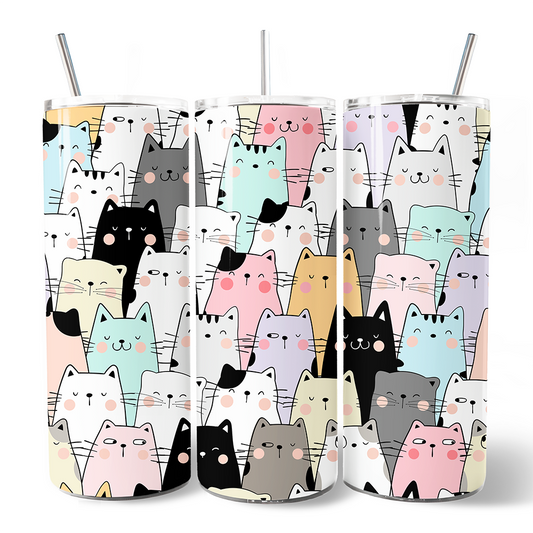 Cute Cats 20oz Tumbler