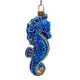 Seahorse Glass Ornament