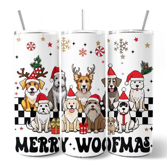 Merry Woofmas 20oz Tumbler