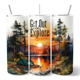 Get Out And Explore 20oz Tumbler