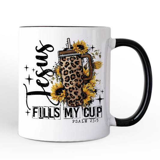 Jesus Fills My Cup Ceramic Mug