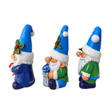 Set of Three Christmas Gnome Figurines