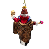 William Shakespeare Glass Ornament