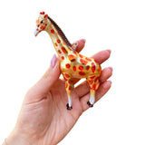 Giraffe Glass Ornament
